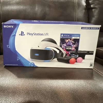 Sony PlayStation VR PS4 Launch Bundle w/ PlayStation VR Worlds