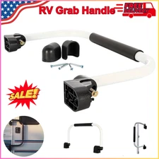 Fold Away Door Grab Handle Bar Hand Rail RV Camper Trailer Vehicle Secure Grip
