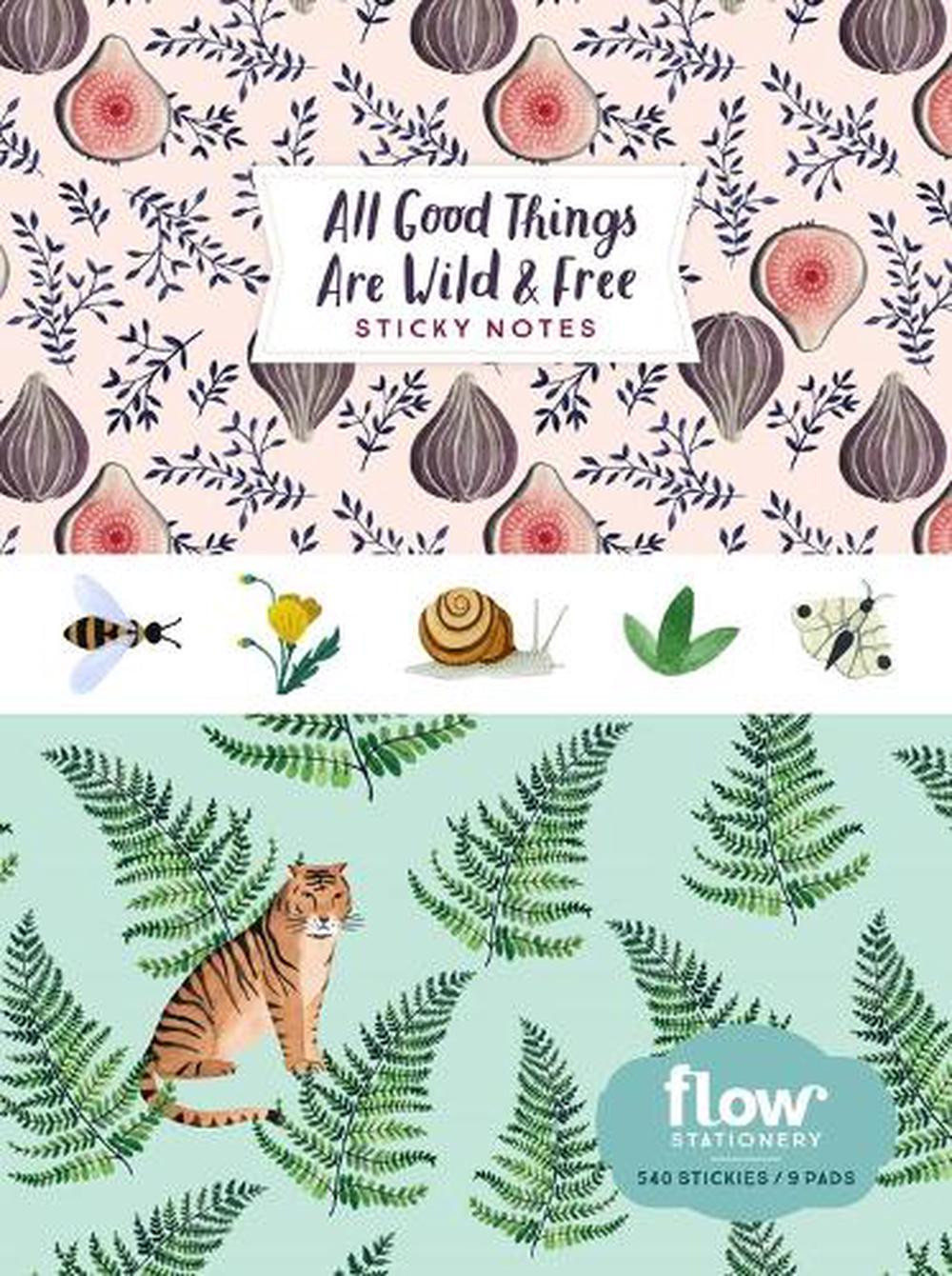 All Good Things Are Wild and Free Sticky Notes by Irene Smit Book Me English Edition-image