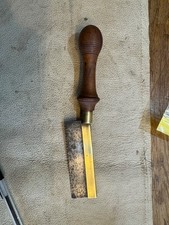 Vintage 4” brass backed gents dovetail saw