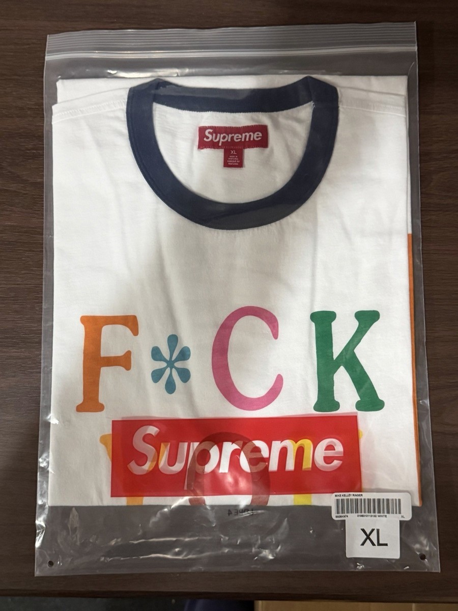 NEW XL - Supreme/Mike Kelley Ringer TeeWhite 2026 | eBay