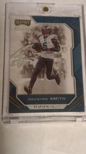 Panini 2021 Chronicles Playoff Momentum Rookies DeVonta Smith PMR-7 Rookie Card. rookie card picture
