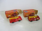 Matchbox Lesney Superfast 2X SF22 Blaze Buster- two different red bodies, boxed