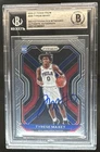2020-21 Prizm Tyrese Maxey RC IP Auto Rookie #256 76ers BGS Authentic