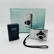 Canon PowerShot PC1271 SD1100 IS Silver Digital Camera Tested / Working