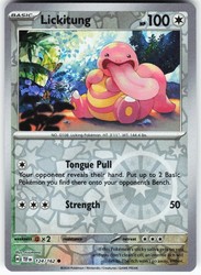 Lickitung 124/162 Temporal Forces Reverse Holo