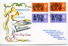 1965 ARTS ORD.+ PHOS. GREAT BRITAIN QE2 ILLUS. FDC FAREHAM CDS PMK VGC