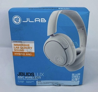 JLab JBuds Lux ANC Wireless Over-Ear Headphones Cloud White NEW | eBay