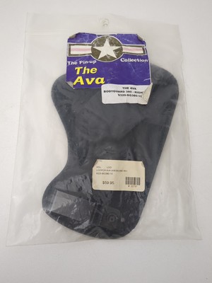 The AVA BodyGuard 380 RH IWB RH Kydex/Leather Holster  with Two Metal Belt Clips