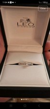 The Leo Diamond 18ct White Gold Round Diamond Solitaire Engagement Ring Size O