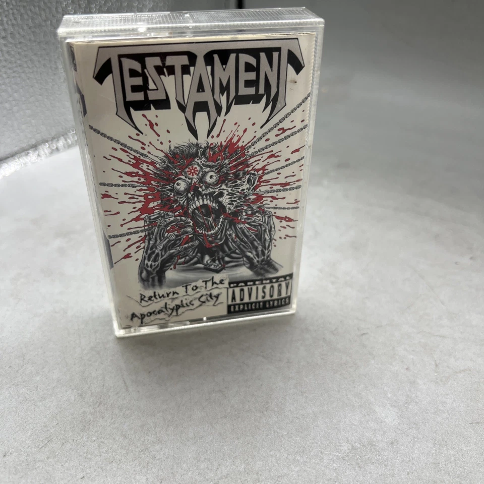 TESTAMENT - Return To The Apocalyptic City - Cassette Tape Album *Playtested* - Image 2 of 4