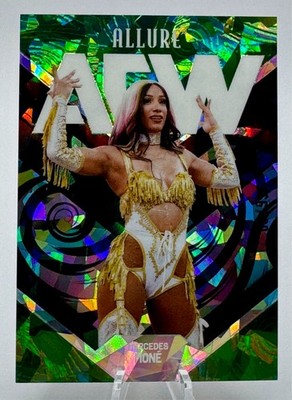 2026 UD Allure AEW GREEN QUARTZ Parallel Base Card #67 MERCEDES MONE #'d 06/99