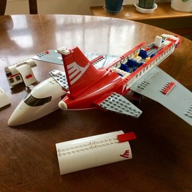 LEGO 3182 CITY Airport Vintage Airplane Pilot Classic 100% Complete w manuals