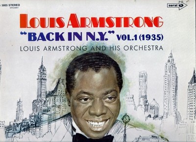 Louis Armstrong Back In N.Y. Vol.1  - 5 (1935-1939) Coral Vinyl LP