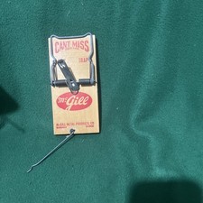 Vintage McGill Metal Products Cant Miss Four Way Large Rat Trap Made in USA