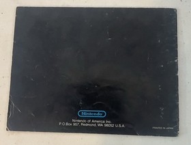 Nintendo Mike Tyson&rsquo;s Punch-Out!! NES Instruction Manual Booklet