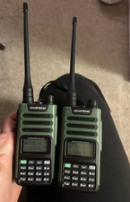 GMRS Radio Handheld Long Range GM-15 Pro 8W Walkie Talkie with Earpiece NOAA ...