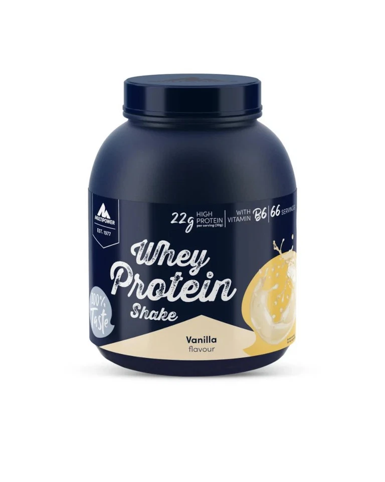 (40 EUR/kg) Multipower 100% Whey Protein 2000g Dose Eiweiß Aminosäuren BCAA