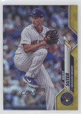 2020 Topps Jumbo Pack Exclusive Gold Foil Brent Suter #477 0he2