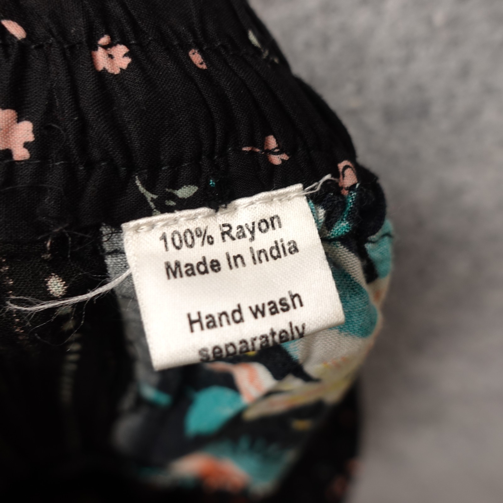 Boho Patchwork Skirt Womens SMALL Medium Multi Fl… - image 9