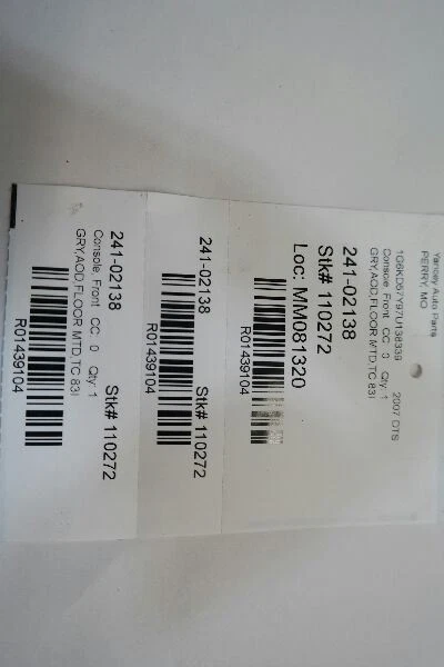 Cadillac DTS 2007 2008 consola tapa reposabrazos reposabrazos gris  Foto 3 de 4