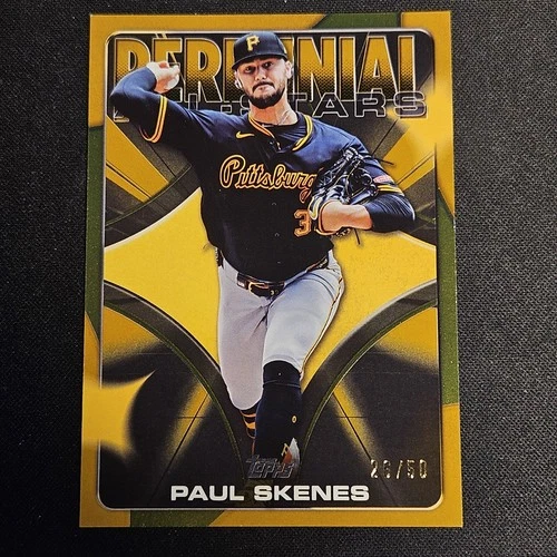 2026 Topps Paul Skenes PAS-20 Parinial All Stars Gold Parallel 26/50