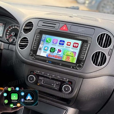 7'' Für VW GOLF 5 6 Touran EOS Tiguan Polo Carplay Android15 Autoradio GPS WIFI