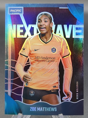 #ad #ad 2025 Parkside NWSL Pacific Zoe Matthews Houston Dash Next Wave #12 $3.99