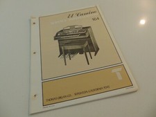 Thomas Organ El Camino 164 Service Repair Shop Manual Schematics