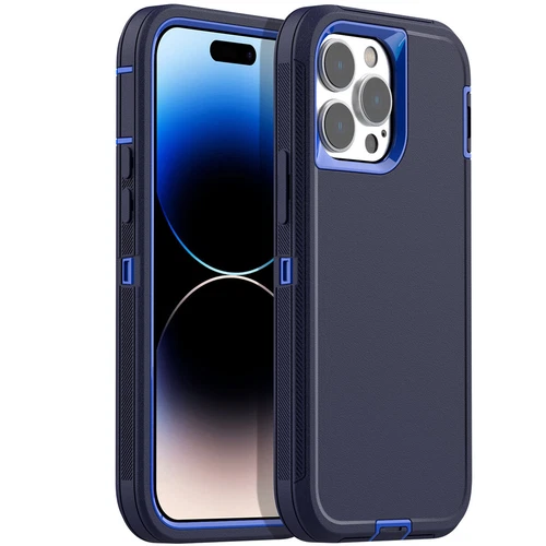 Funda protectora de alta resistencia para iPhone 16 Pro Max 15 14 13 12 11 + funda con clip para cinturón - Imagen 28 de 37