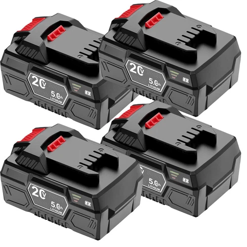 Pour PARKSIDE X 20V TEAM 20V 5Ah Batterie Batterie de Remplacement Li-Ion PAP 20 B3, PAPS 204 A1
