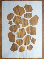 Giraffe Pattern Stencil Reusable PP Sheet for Arts & Crafts, DIY