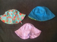 Childs Sun Hats Gently Used Lot Of 3 Very Cute Great Condition Free Ship