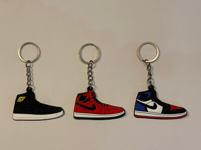 Nike Air Jordan Trainer Sneaker Key Ring Key Chain x Bundle