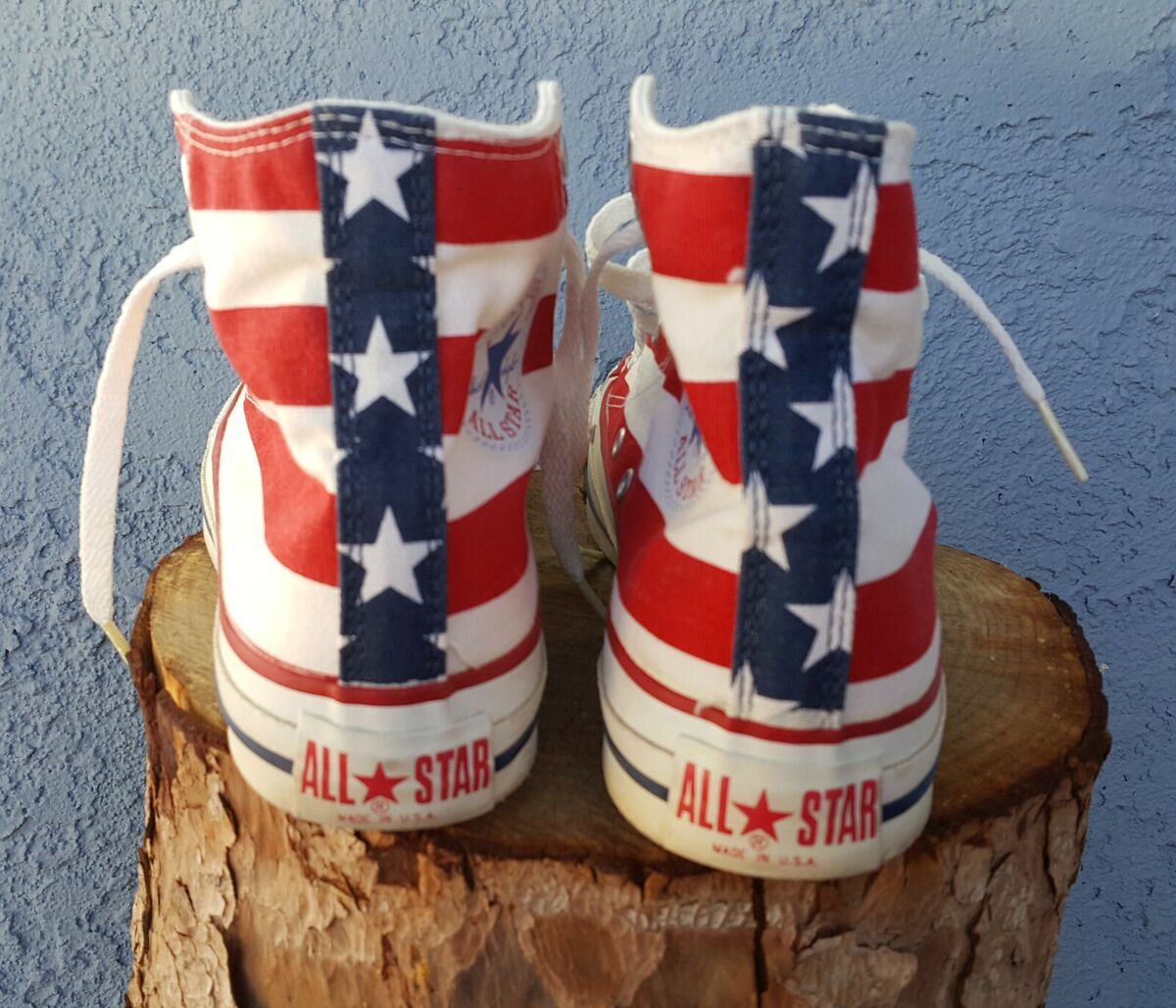 VINTAGE AMERICAN FLAG CONVERSE All Star Chuck Taylor 6 8 Hi VINTAGE AMERICAN FLAG CONVERSE All Star Chuck Taylor 6 8 Hi