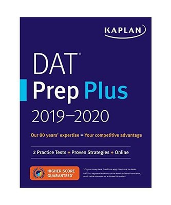 DAT Prep Plus 2019-2020: 2 Practice Tests + Proven Strategies + Online, Kaplan T