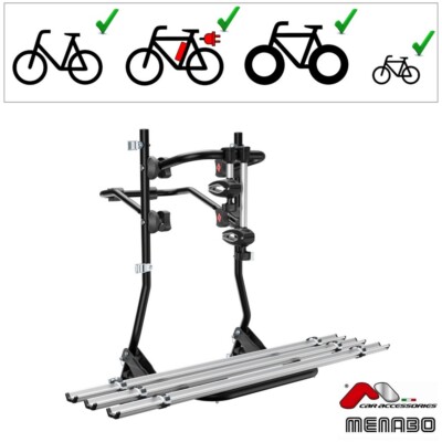 Fahrradträger an Heckklappe für Opel Vita Heckklappe C 2000-2006 3 E-Bikes