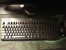 Hyperx keyboard and steel series mouse Lot 