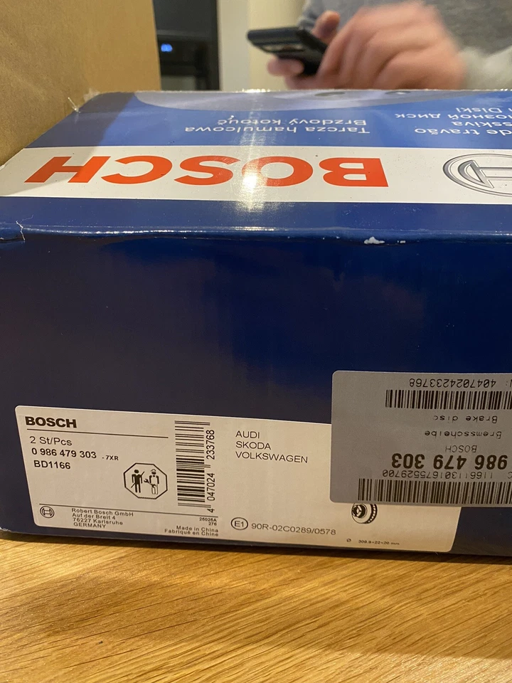 Front Brake Disc- Bosch - Image 4 of 4