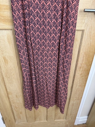 Whistles Sea Tree Frill Midi Dress UK 12 New Pink Sleeveless RRP 129 Patterned - Picture 14 of 15