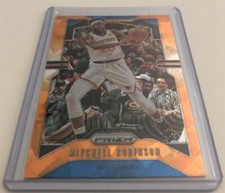 2019-20 Prizm Basketball Mitchell Robinson Knicks Orange Cracked Ice Prizm #178