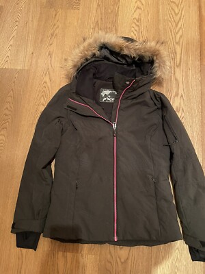 Phenix Skijacke Damen Grau Gr.  40 mit Fell