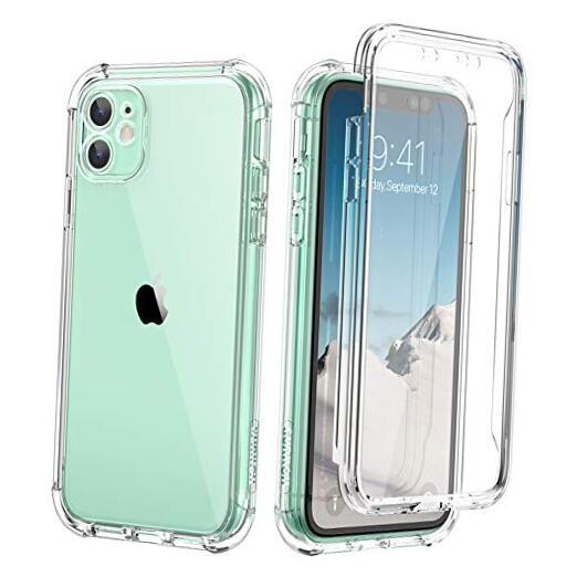 Clear Case for iPhone 11 (Only) 6.1-inch, [Built-in Screen Transparent