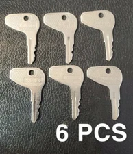 6 Keys for Kubota LGM Series Mahindra Mitsubishi H32412 35260-31852 *KR