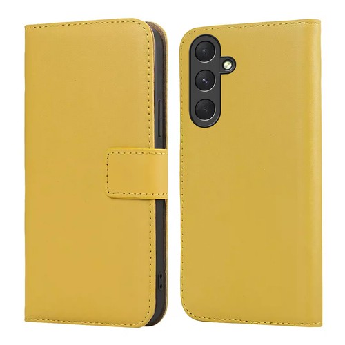 Étui portefeuille pour Samsung Galaxy S22, S23, en Cuir, Jaune violet bleu Rose - Photo 7 sur 7