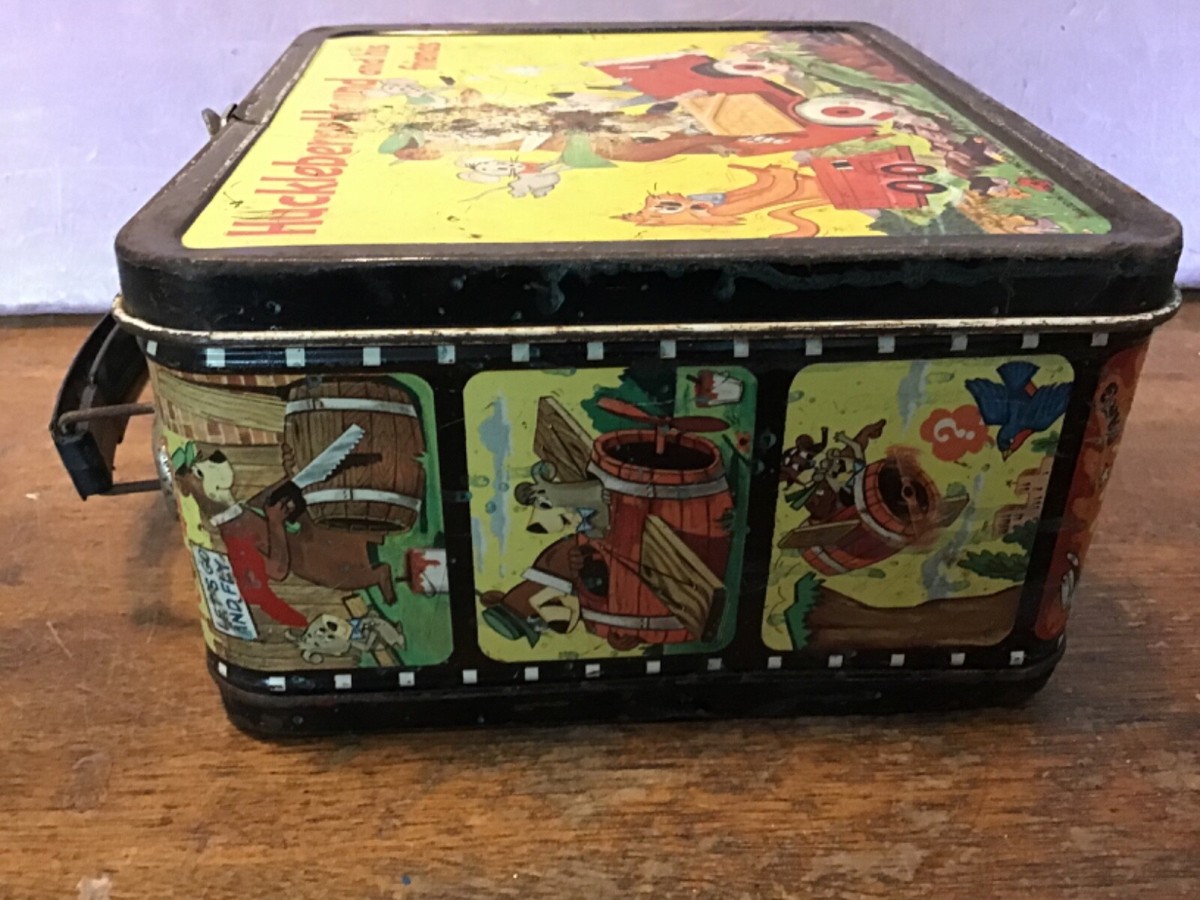 1961 Huckleberry Hound And Friends Quick Draw McGraw Metal Lunch