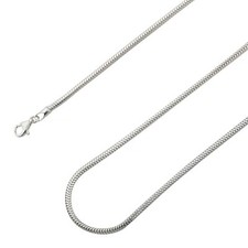 925 Sterling Silver 1.6mm Snake Chain Necklace .925 Italy All Sizes, , 16''-30''