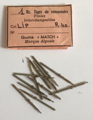 Tige De Remontoir Pour Montre LIP R.40 - Pièce Horlogère Neuve Sans étiquette, Origine France