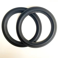 2 Replacement 7" Speaker Rubber Surrounds For B&W ZZ10065, ZZ10129 Edge Repair