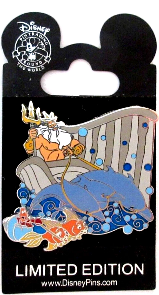 Disney D23 Expo Triton 2019 Sebastian Little Mermaid 30 aniversario pin Le 300 Foto 2 de 2